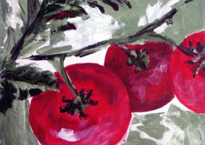 Tomatoes, painting - Archive